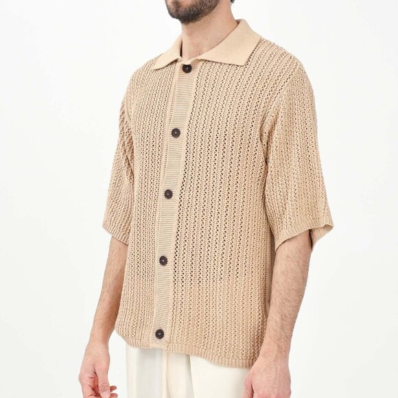 BNWT SS25 I'M BRIAN KNIT SHORT SLEEVE CARDIGAN S & L - Picture 13 of 13